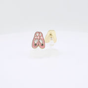 Kids Clip-on Earrings | Ballet Slippers